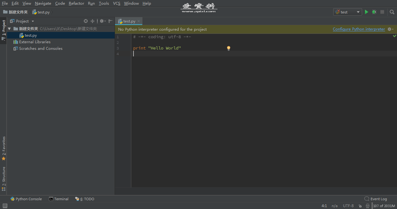 <b>PyCharm error please select a valid python interpreter 解决办法</b>